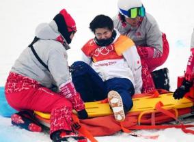 平昌五輪ハープパイプ決勝で大事故