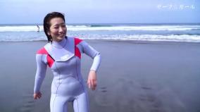 元ホステス笹崎里菜アナのスケスケサーフィン姿がエロいと話題