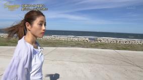 NHK「サンデースポーツ」で石原さとみの微乳が強調される