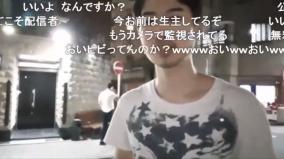暴力団事務所の前で配信したニコ生主がヤクザに怒られる（動画）
