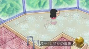 しずかちゃんの入浴シーンがまさかの水着着用に