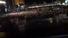 ラスベガス銃乱射事件、動画撮影者が撃たれる瞬間