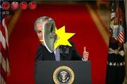 ブッシュ米大統領に靴を投げるオンラインゲーム