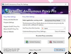 匿名ブラウジングを行なえる「ChrisPC Anonymous Proxy Pro」にライセンス認証の弱点が発見される