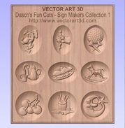 「Vector Art 3D」素材集のダウンロードリンク