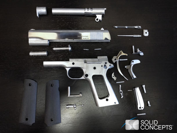 ちょっと銃器の近い世界へ　３Dプリンタによる金属製拳銃登場