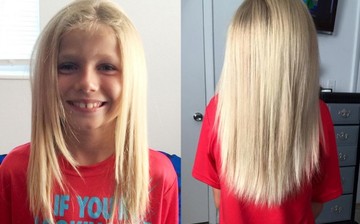 激裏ヘッドラインニュース 2015/06/08(月) 17時30分 小児がんの子どもたちの為、自らの髪の毛を2年半伸ばし続け寄付した8歳の少年の愛と勇気（オーストラリア）