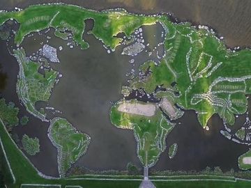 激裏ヘッドラインニュース 2015/12/08(火) 16時49分 デンマークの湖に再現された大きな世界地図...日本のクオリティは？