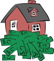 11954444431532970476Gerald_G_House_sitting_on_a_pile_of_money.svg.med.png