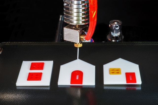 家の模型を作る3Dプリンター