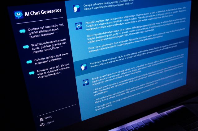 パソコンでAIと対話