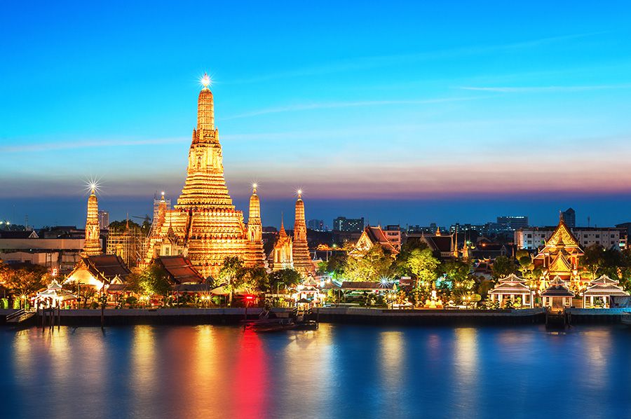 タイの首都バンコクの景色
