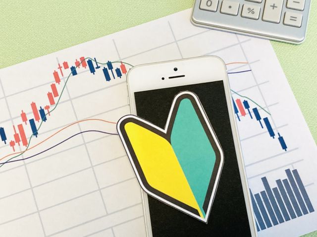 グラフとスマホと初心者マーク