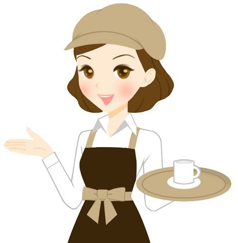 コーヒーショップの店員