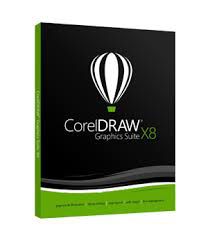 グラフィックデザインソフトCorelDRAW Graphics Suite X8のパッケージ