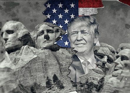 歴代大統領の中にいるトランプ氏