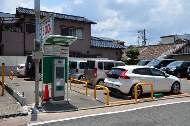 満車のコインパーキング