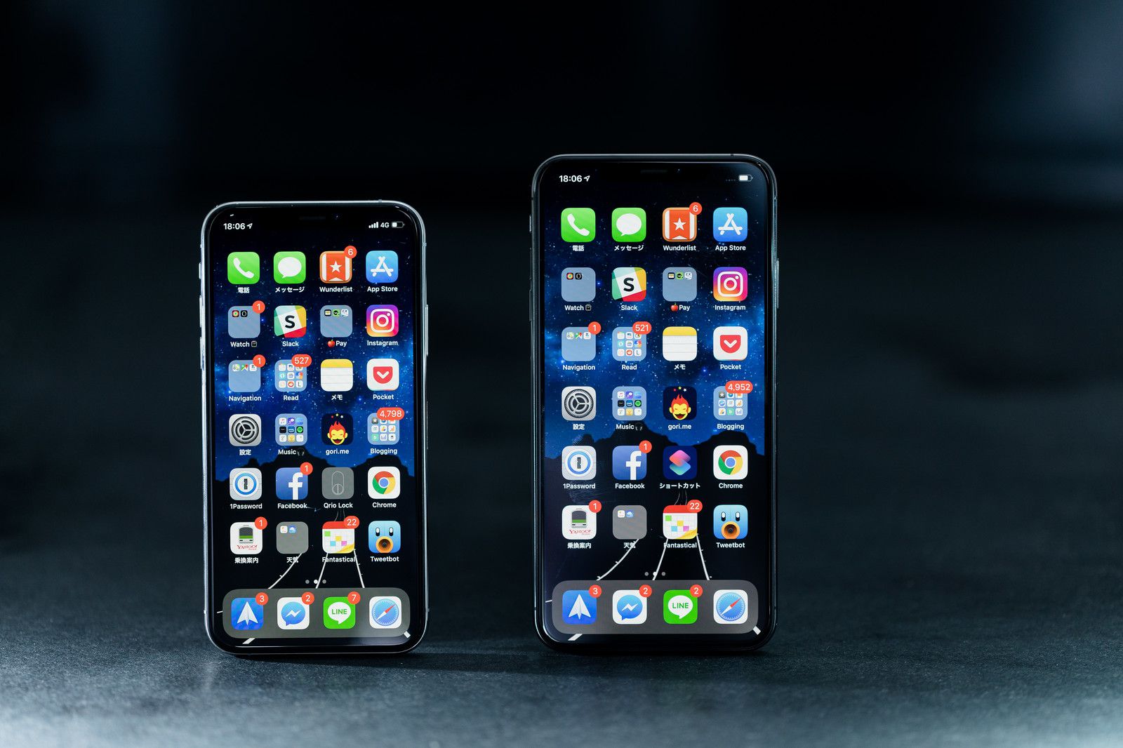 iPhone xsとMaxの比較