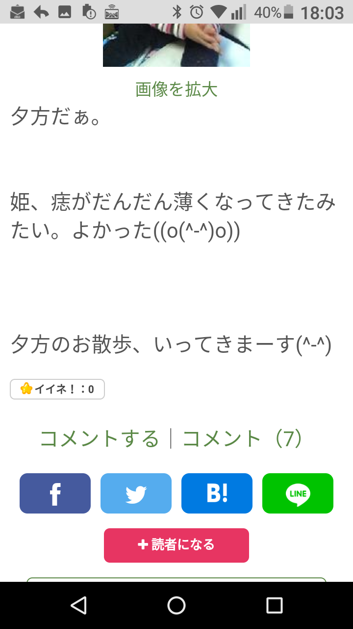 夕方だぁ。で始まる投稿