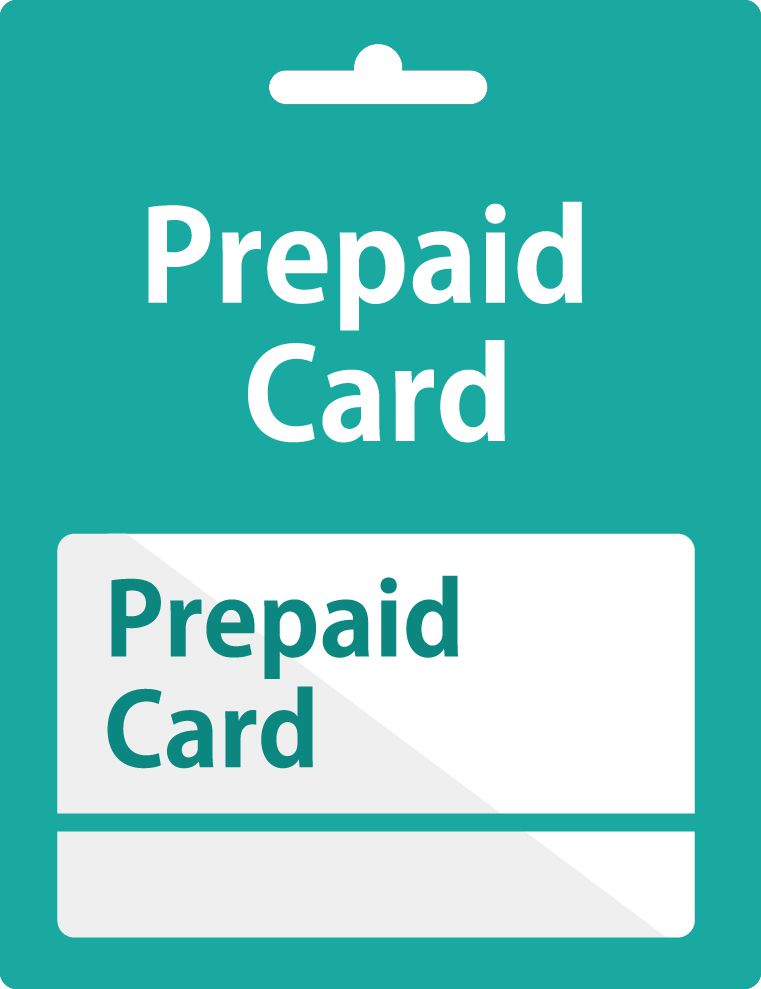 購入前のプリペイドカード