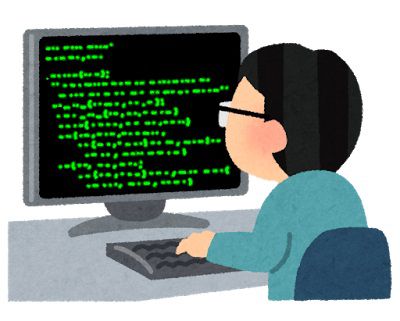 パソコンでプログラムを組むプログラマー