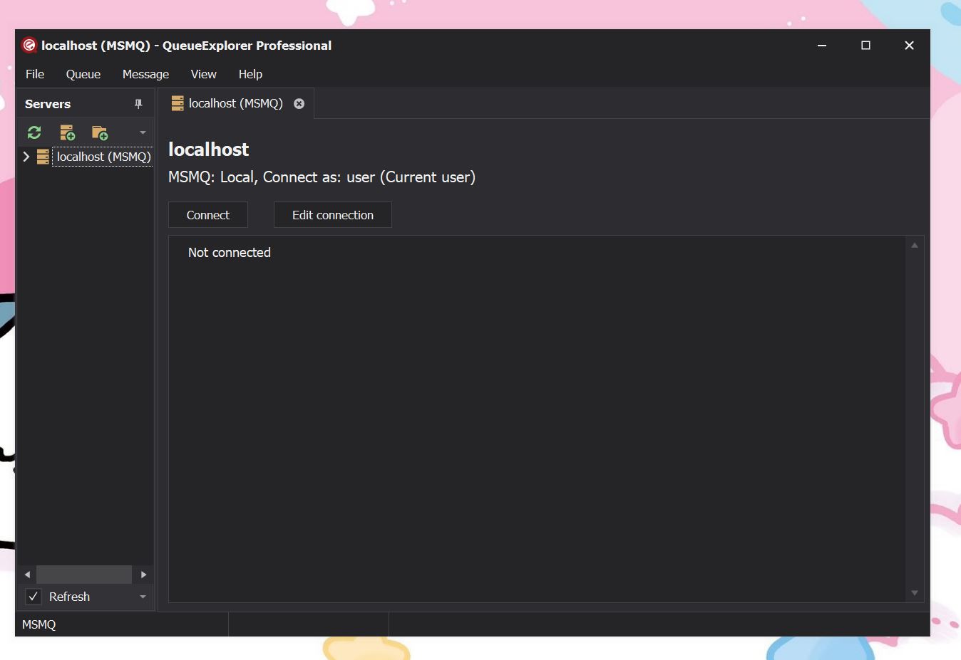 QueueExplorer Professionalの起動画面