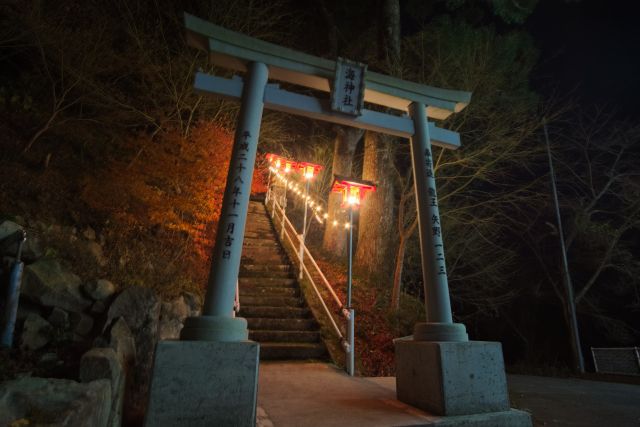 夜の海神社