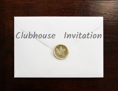 Clubhouse Invitationと書かれた封筒