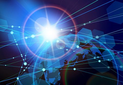 宇宙から見た地球のイメージ