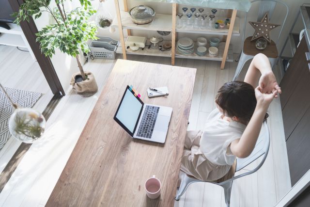 テレワーク中の休憩
