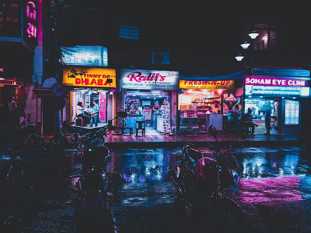 タイの夜店