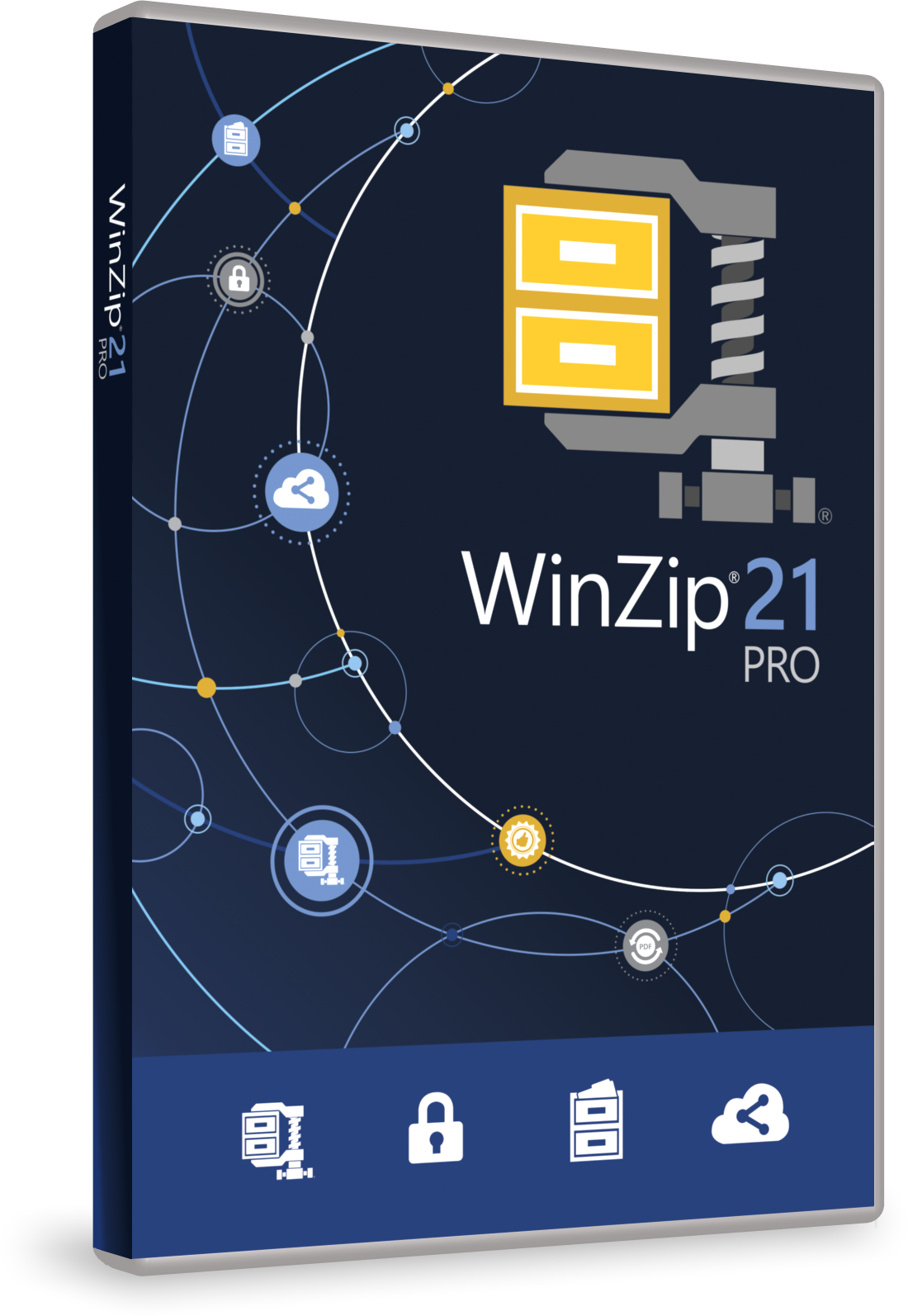 WinZip 21 Proのパッケージ