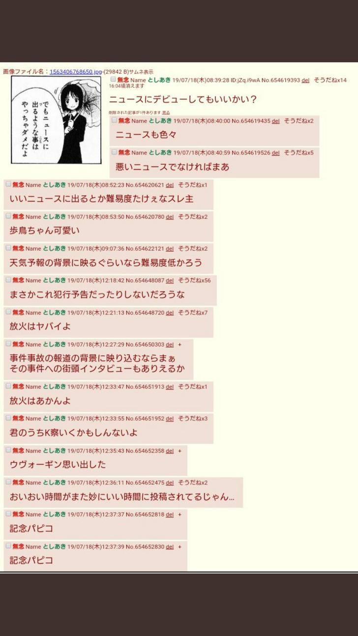 ニュースにデビューしていいかい?投稿